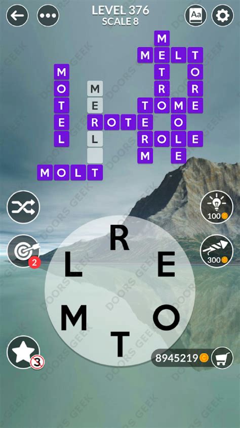 wordscapes 376|Wordscapes Scale Level 376 Answers .